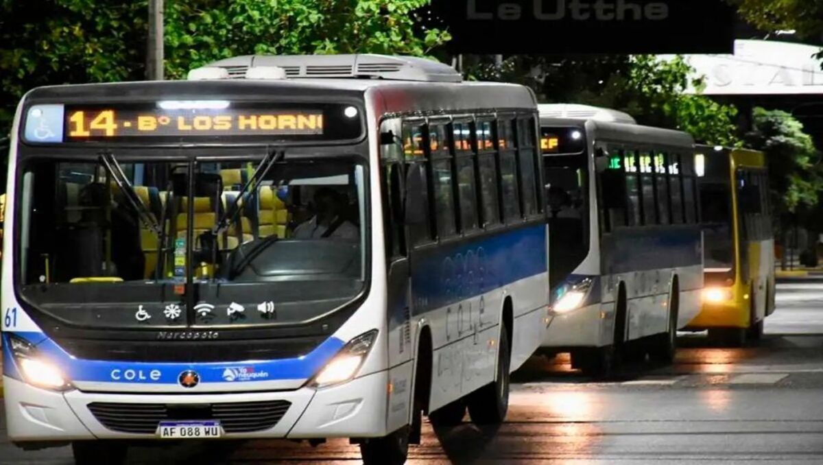 Los colectivos en Neuquén no se verían afectados por el paro