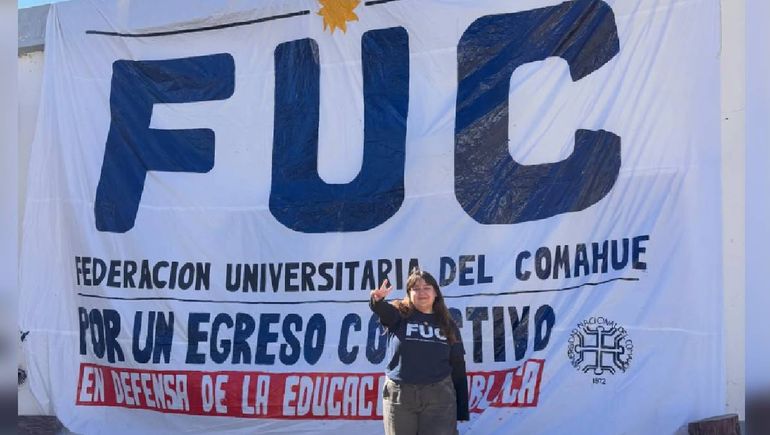 La joven fue electa presidenta de la FUC el pasado fin de semana.