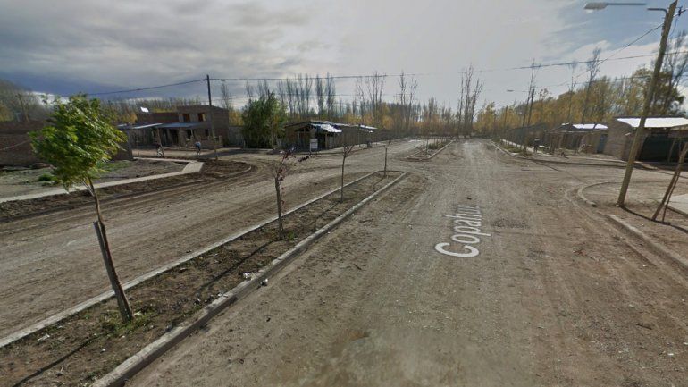 Calles Copahue y Coihue