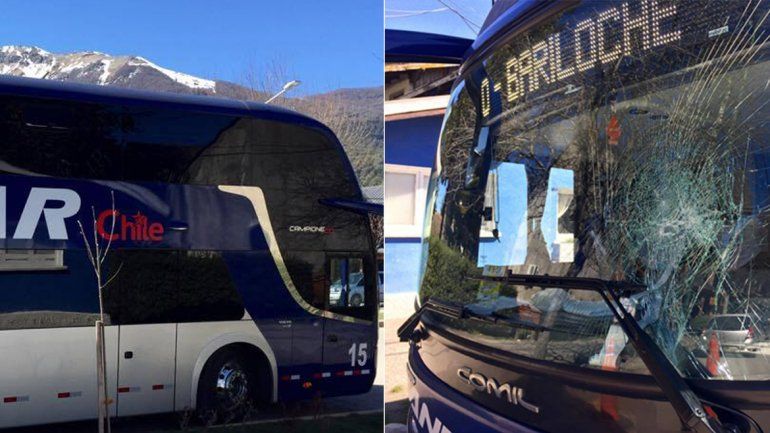 Golpeó a dos choferes y después apedreó un micro de Andesmar