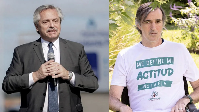 Esteban Bullrich internado: el afectuoso mensaje de Alberto Fernández