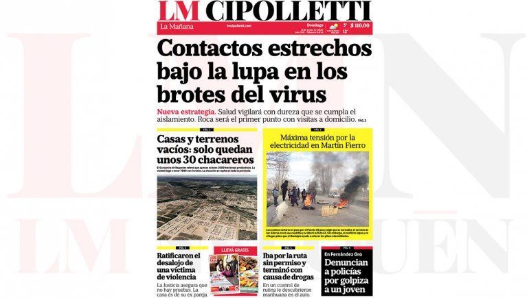 Mirá la edición impresa de LM Cipolletti