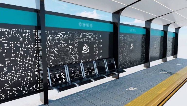 Comenzó la renovación integral de los 29 paradores del Metrobús sobre Avenida del Trabajador