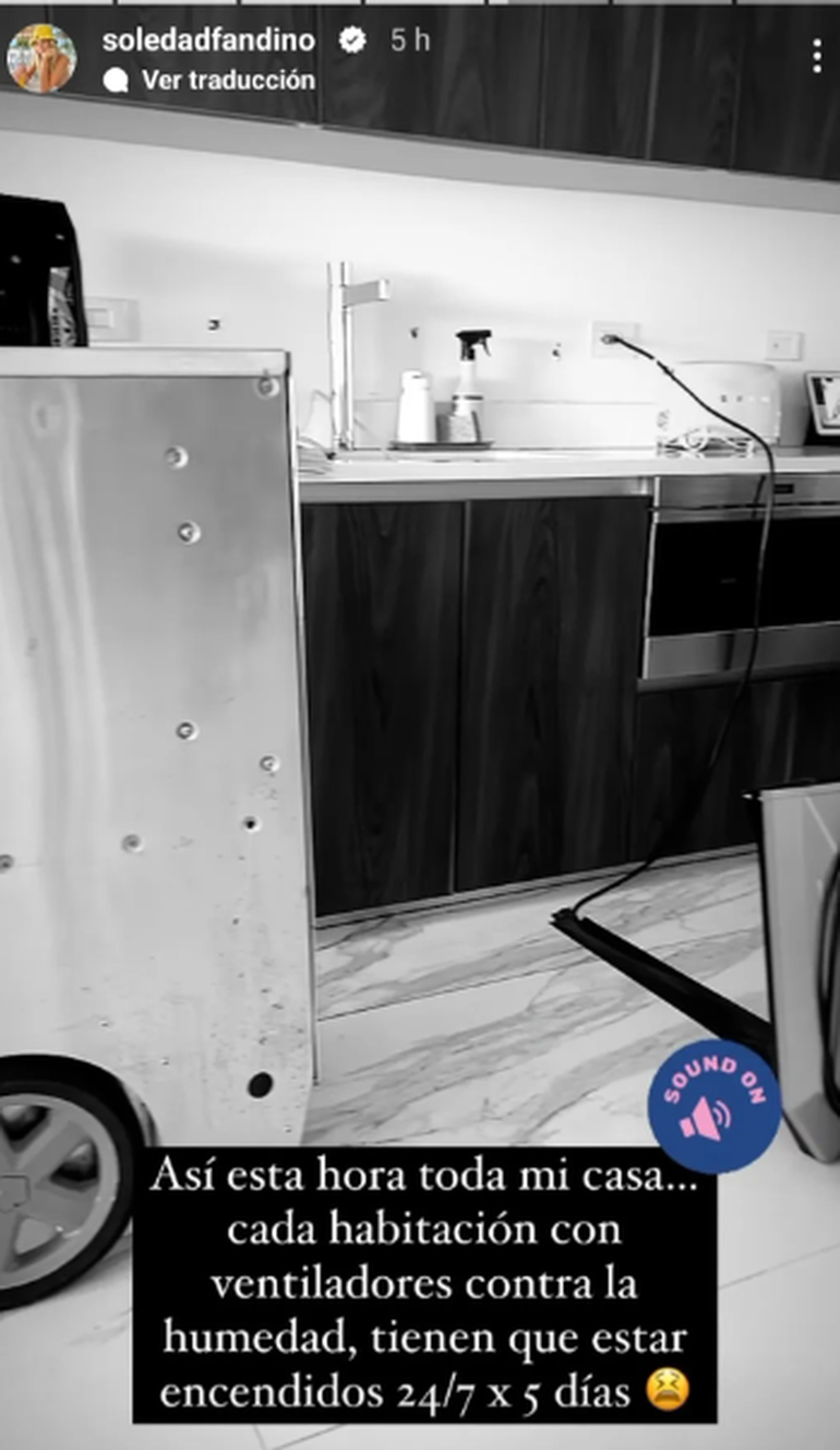 El estado en que quedó su casa la volvió inhabitable.