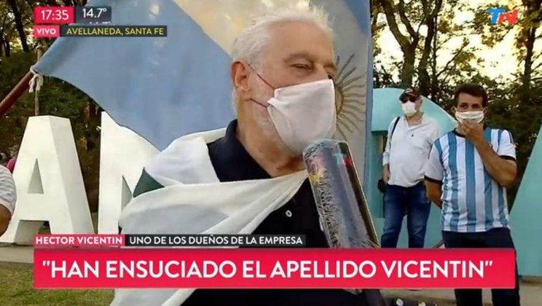 Vicentin: La gente siente que le están robando la libertad