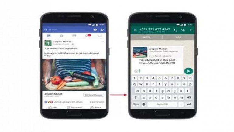 Las empresas que usen WhatsApp Business podrán vincularse a los catálogos de Facebook sin que los clientes abandonen el chat.