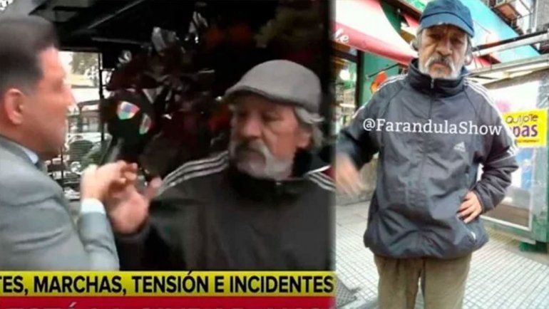 Habló el hombre del que se burló Iúdica: Si lo encuentro lo muelo, que haga una nota al hambre del pueblo