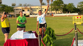 Giuliana Baigorria sigue haciendo historia en el lanzamiento de martillo. Giuliana Baigorria sigue haciendo historia en el lanzamiento de martillo.