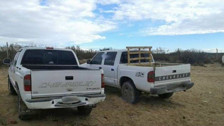 Las camionetas secuestradas en Cutral Co por la brigada de la Comisaría 48.
