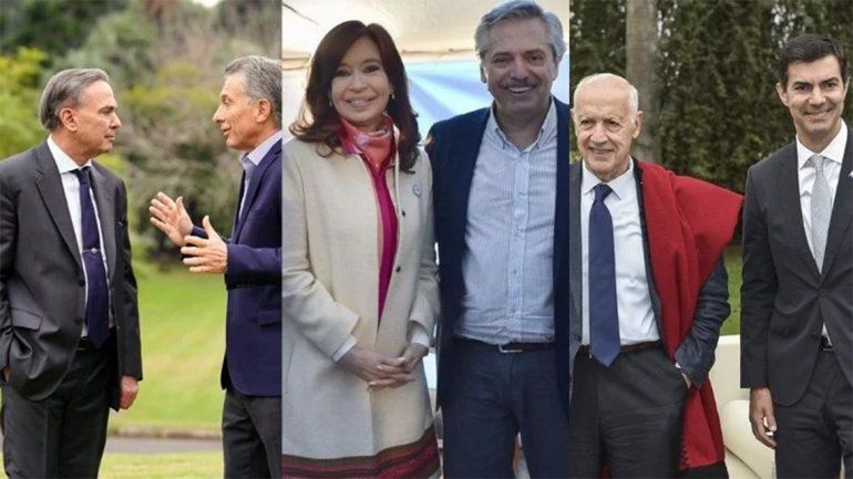 Estas son las fórmulas presidenciales que competirán en las PASO