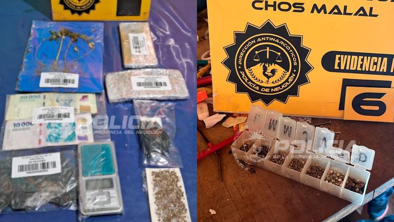 Se desbarató un kiosco narco en una localidad del norte neuquino: hay un sospechoso