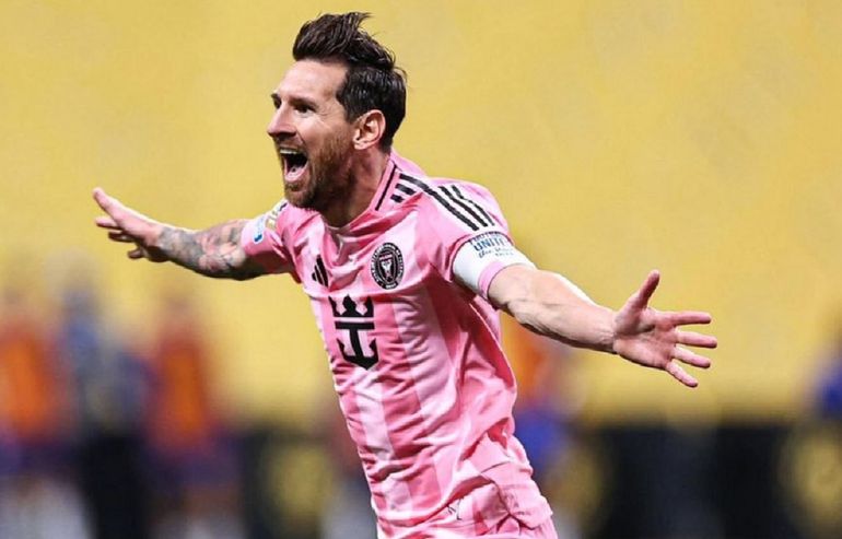 El golazo de tiro libre de Messi en el batacazo del Inter Miami