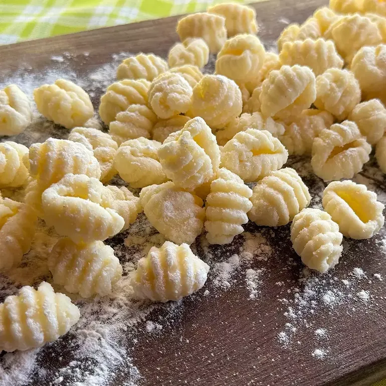 Ñoquis de papa, frescos y deliciosos. Ñoquis de papa, frescos y deliciosos.