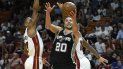 spurs le gano a miami y manu supero otra marca en la nba