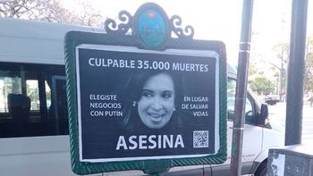 Afiches Cristina Kirchner.