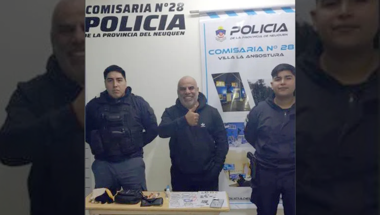 Robo a Chicho Serna en Villa La Angostura: policias logran recuperar sus pertenencias