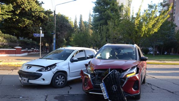 El choque ocurrió pasadas las 18.30 de este jueves.