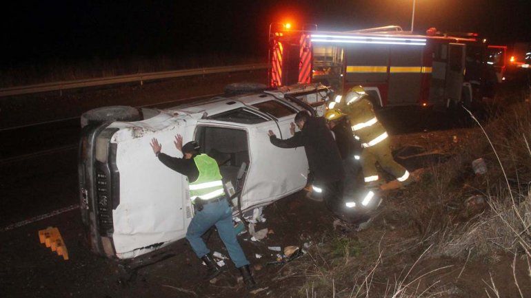 Por esquivar un animal