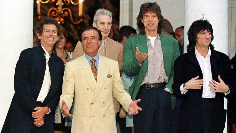 De los Rolling Stones a Mirtha Legrand, la vida pública de Menem