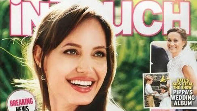 La tapa que anunció que Jolie se estaría por casar en Camboya.&nbsp;