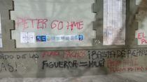la protesta mapuche vandalizo el patrimonio historico de los neuquinos