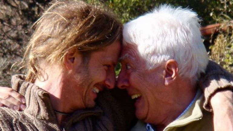 Facundo Arana y su padre