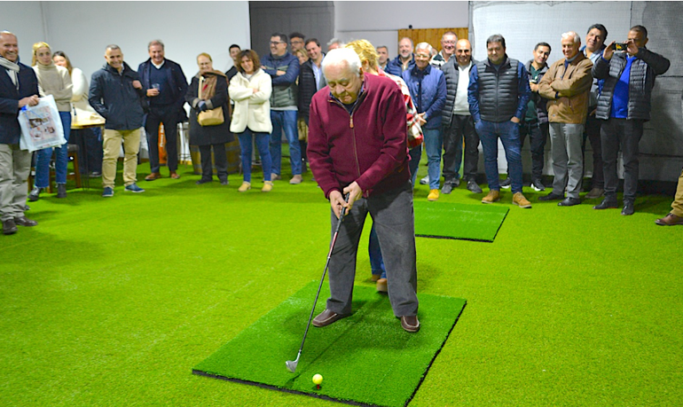 Eduardo Harris en mayo de 2024, durante un evento en el Río Gallegos Golf Club que impulsó en 2001. Eduardo Harris en mayo de 2024, durante un evento en el Río Gallegos Golf Club que impulsó en 2001.