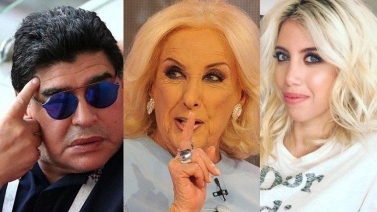 Mirtha y la apasionada noche de hotel de Wanda y Maradona que no la dejó dormir