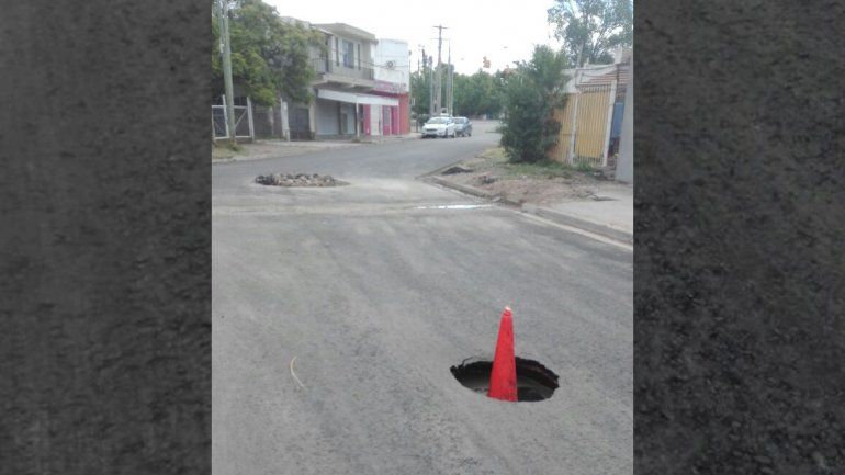 Plottier: el Municipio inauguró una obra de asfalto que duró dos días