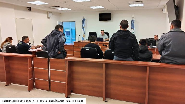 Los integrantes de la patota fueron acusados en la jornada de hoy en la Ciudad Judicial neuquina.