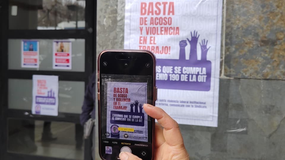 Sejun, el gremio de los judiciales en Neuquén, está detrás de las denuncias contra la jueza. | LM Neuquen Sejun, el gremio de los judiciales en Neuquén, está detrás de las denuncias contra la jueza.