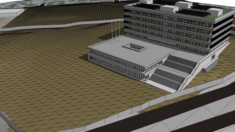 El Municipio dio a conocer una proyección digital del nuevo edificio. Saldrá 25.000 pesos el metro cuadrado.