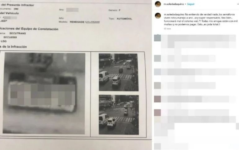 Una de las multas de Soledad Aquino Una de las multas de Soledad Aquino