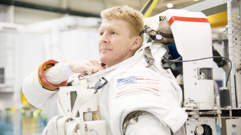 El astronauta británico Tim Peake.