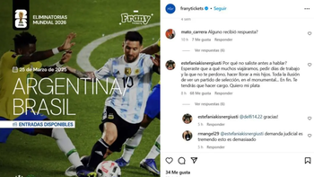 Una influencer de Bahía Blanca fue denunciada por estafar con entradas para el partido Argentina-Brasil