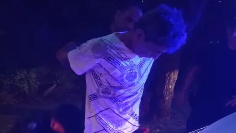 La expareja en el momento del ataque. La expareja en el momento del ataque.