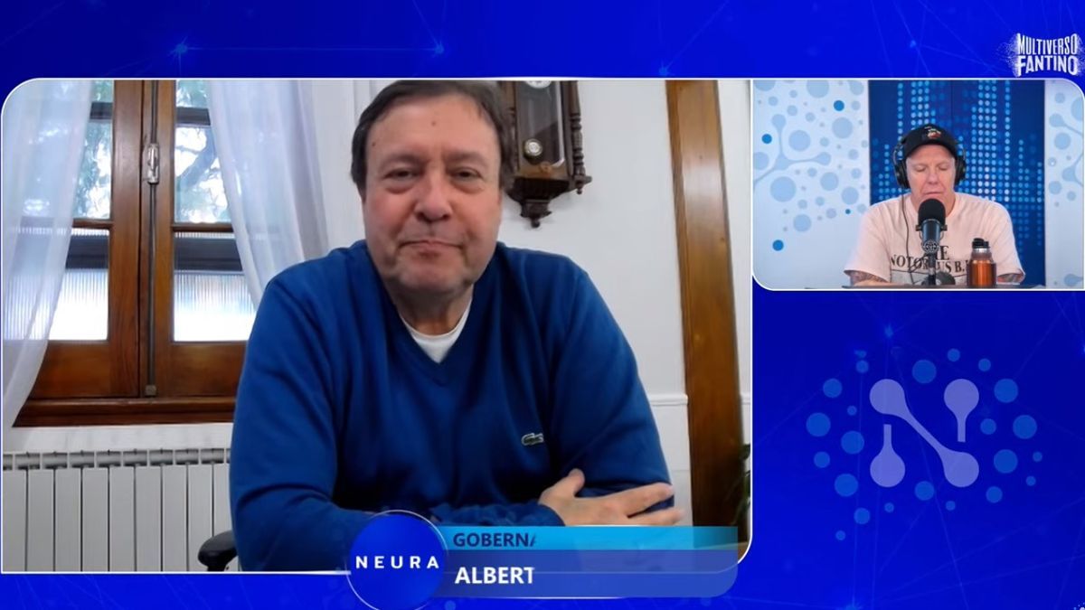Alberto Weretilneck en conexión con Alejandro Fantino.