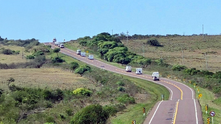 Los rodanteros del Alto Valle viajan rumbo a Brasil.
