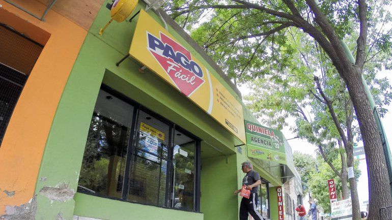 Uno de los últimos golpes boqueteros fue en el Pago Fácil de Mengelle al 400.