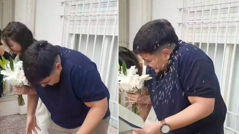 Insólito: le tiraron arroz en su casamiento y terminó en la guardia | LM Neuquen Insólito: le tiraron arroz en su casamiento y terminó en la guardia