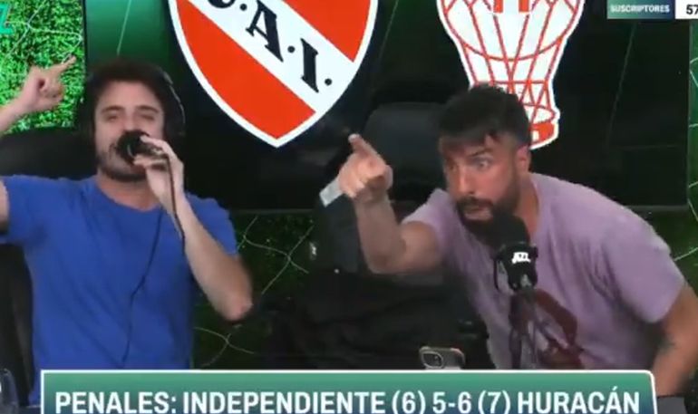 La reacción vergonzosa de Flavio Azzaro después que Huracán eliminó a Independiente en la Liga