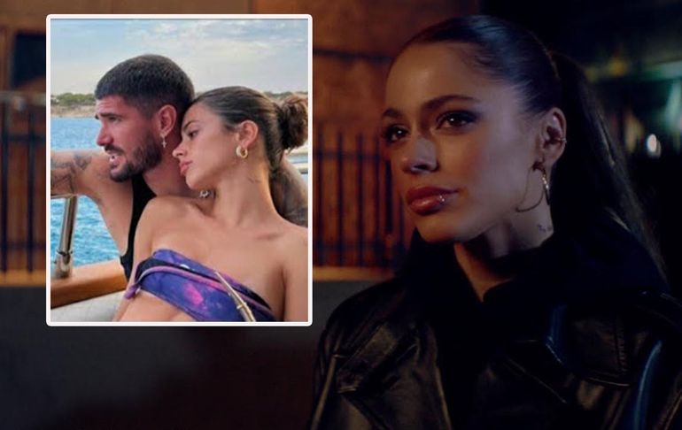 Tini Stoessel no pudo hablar de amor y su historia con Rodrigo de Paul.