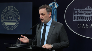 Manuel Adorni dio su primera conferencia como jefe de gabinete. Manuel Adorni dio su primera conferencia como jefe de gabinete.