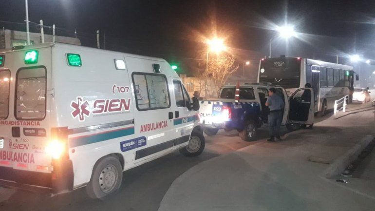 Chofer de Autobuses terminó golpeado en un confuso episodio