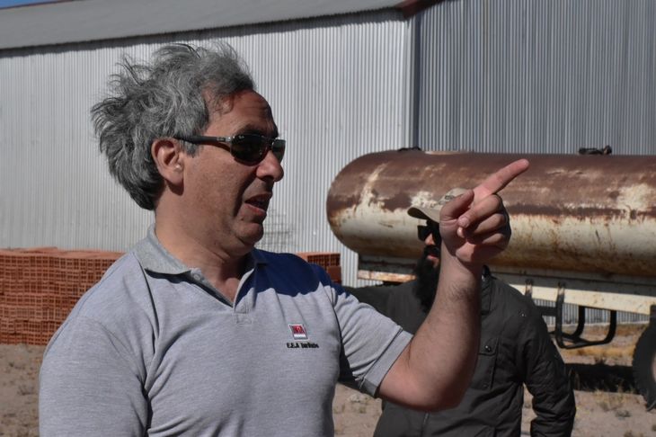Andrés Gaetano, de la Agencia de Extensión Rural del INTA de Jacobacci. Foto: Fabricio González. Andrés Gaetano, de la Agencia de Extensión Rural del INTA de Jacobacci. Foto: Fabricio González.