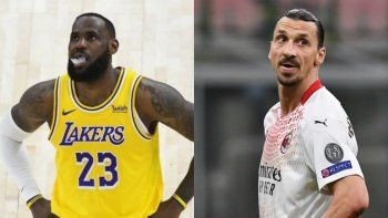 LeBron y Zlatan discutieron fuerte. LeBron y Zlatan discutieron fuerte.
