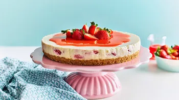 Cheesecake saludable con chocolate y sin harina: la receta
