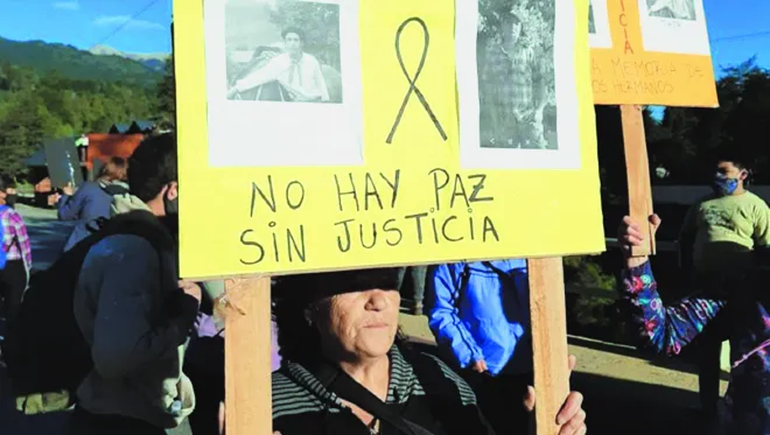 En La Angostura hubo marchas para pedir justicia por el doble crimen.
