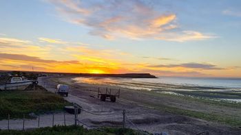 Playa Larralde, en Península Valdés, Chubut. Playa Larralde, en Península Valdés, Chubut.