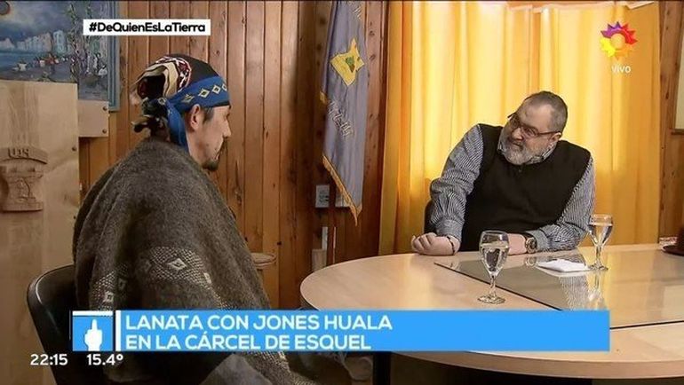 La entrevista de Lanata con el libro mapuche. 
